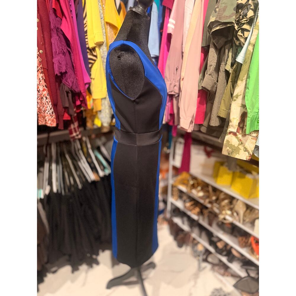 Blue/Black Panel dress size 4
